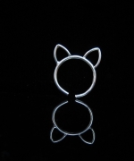 【簡約動物系列－貓】手工銀戒。紀念戒。情人對戒
